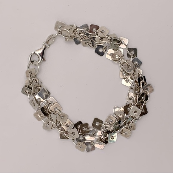 Milor 3 strand Sterling Bracelet 12.94 Grams! - Picture 3 of 7